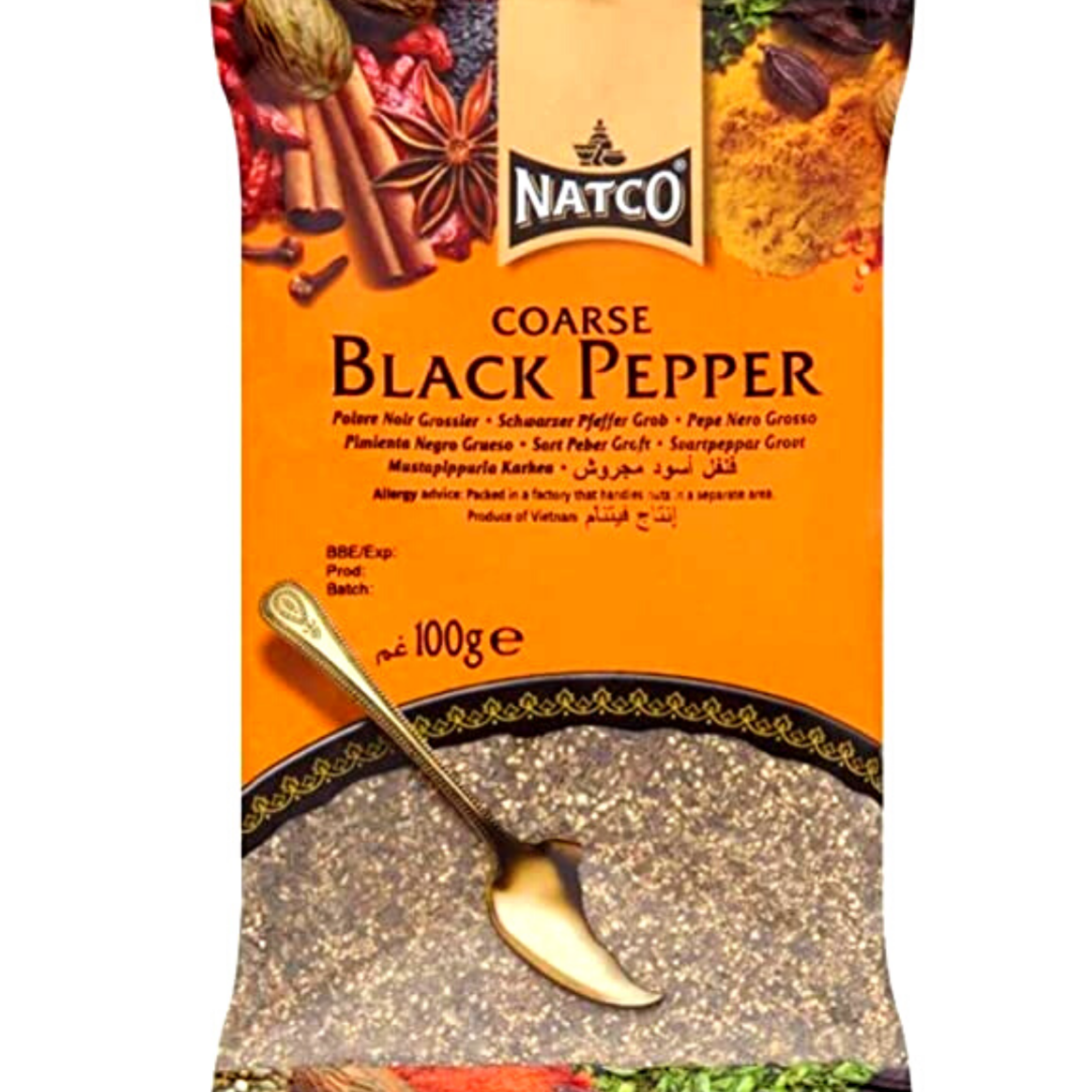 Black Pepper Coarse adds bold flavor to chicken, aids digestion, natural antioxidant.